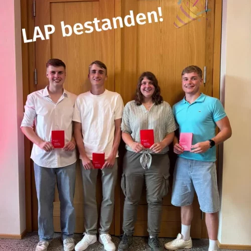 Wir sind stolz auf euch🥳

Herzlichen Glückwunsch unserer Nachwuchs-Schreinerin und unseren Nachwuchs-Schreiner für die erfolgreich bestandene Lehrabschlussprüfung🎉👏
Eure harte Arbeit, euer...