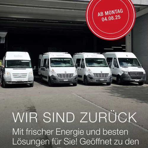 Let’s go! 💪

Sommerpause vorbei – ab Montag, 04.08.25 sind wir wieder für euch da.
Mit frischen Ideen, starken Lösungen und voller Tatendrang.

Bereit für neue Herausforderungen? 
Wir sind’s auch....